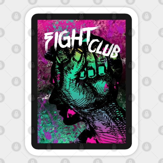 Fight Club - Minimal alternative movie fanart #1 Sticker by HDMI2K